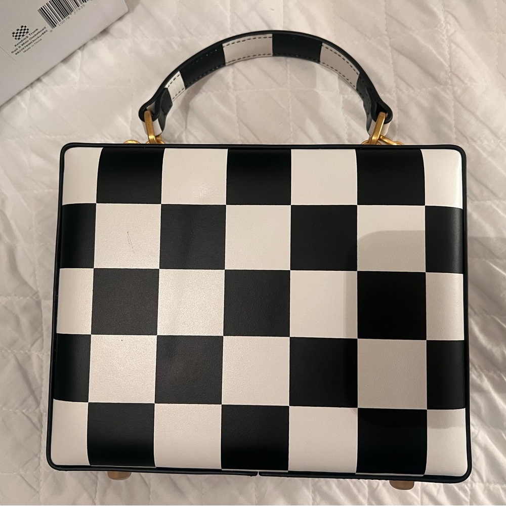 Brandon Blackwood Black and White Checkered Bag - Picture 13 of 16